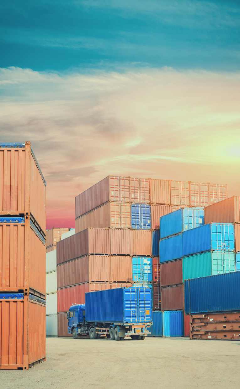 Shipping containers from the CATE company profile